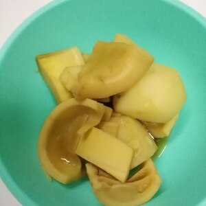 じゃがいもとタケノコの煮物